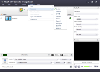 Xilisoft MKV Converter screenshot 5