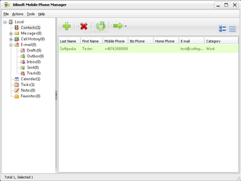 Xilisoft Mobile Phone Manager screenshot