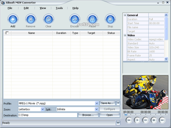 Xilisoft MOV Converter screenshot 3