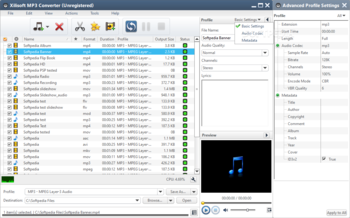 Xilisoft MP3 Converter screenshot 3