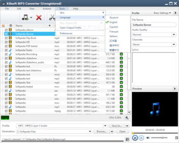 Xilisoft MP3 Converter screenshot 6