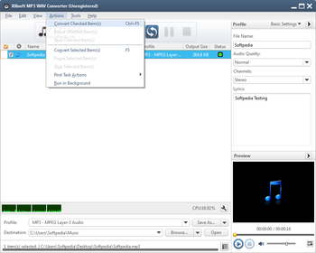 Xilisoft MP3 WAV Converter screenshot 6