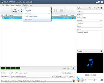 Xilisoft MP3 WAV Converter screenshot 7