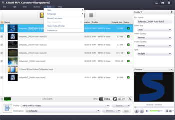 Xilisoft MP4 Converter screenshot 3