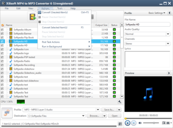 Xilisoft MP4 to MP3 Converter screenshot 4