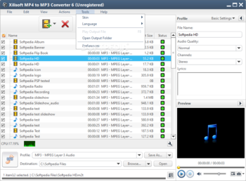 Xilisoft MP4 to MP3 Converter screenshot 5