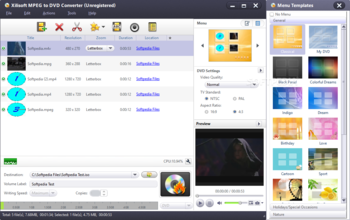 Xilisoft MPEG to DVD Converter screenshot 5