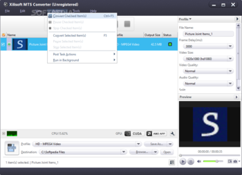 Xilisoft MTS Converter screenshot 5