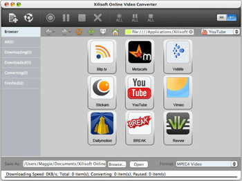 Xilisoft Online Video Converter screenshot