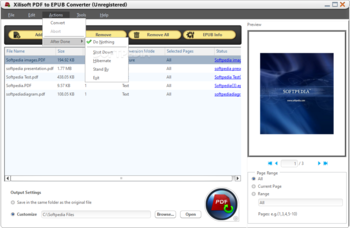 Xilisoft PDF to EPUB Converter screenshot 6