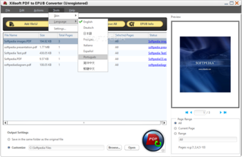 Xilisoft PDF to EPUB Converter screenshot 7