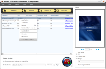 Xilisoft PDF to EPUB Converter screenshot 8