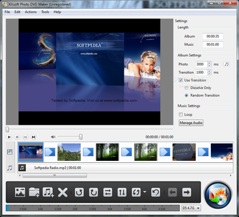 Xilisoft Photo DVD Maker screenshot