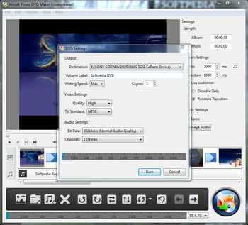 Xilisoft Photo DVD Maker screenshot 2