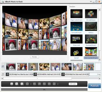 Xilisoft Photo to Flash screenshot