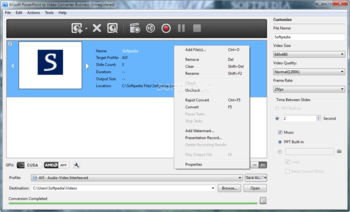 Xilisoft PowerPoint to Video Converter Business screenshot
