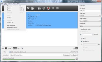 Xilisoft PowerPoint to Video Converter Business screenshot 3