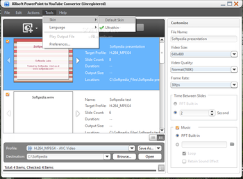 Xilisoft PowerPoint to YouTube Converter screenshot 4