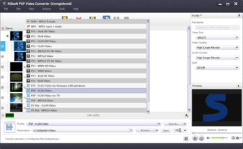 Xilisoft PSP Video Converter screenshot 4