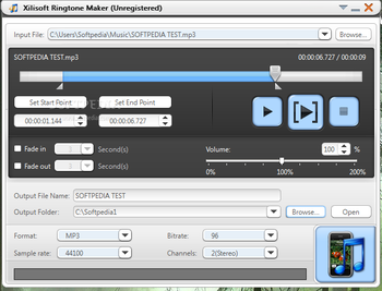Xilisoft Ringtone Maker screenshot