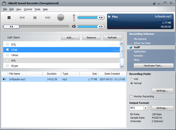Xilisoft Sound Recorder screenshot 3