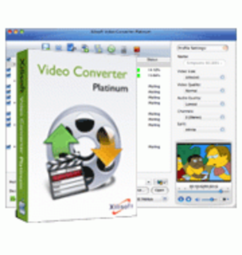 Xilisoft Video Converter Platinum for Mac screenshot