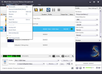 Xilisoft Video Converter Platinum screenshot 3