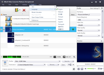 Xilisoft Video Converter Platinum screenshot 5