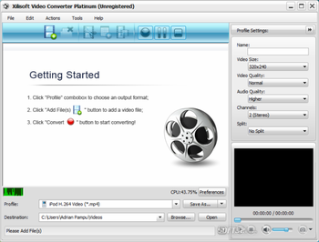 Xilisoft Video Converter Platinum screenshot 4