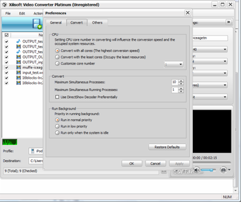 Xilisoft Video Converter Platinum screenshot 7