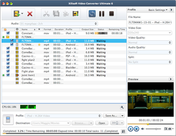 Xilisoft Video Converter Standard Mac screenshot 2