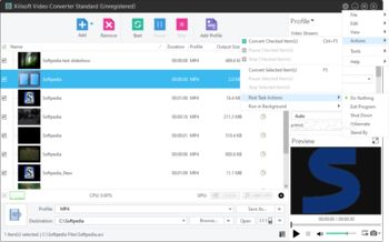 Xilisoft Video Converter Standard screenshot 7