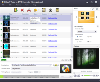 Xilisoft Video to DVD Converter screenshot 2