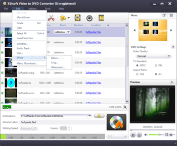 Xilisoft Video to DVD Converter screenshot 3