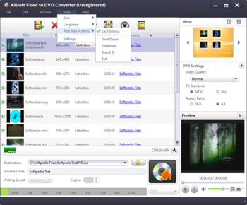 Xilisoft Video to DVD Converter screenshot 4