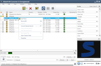 Xilisoft Wii Converter screenshot