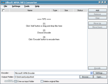 Xilisoft WMA MP3 Converter screenshot 3