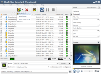 Xilisoft Xbox Converter screenshot