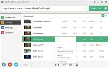 Xilisoft YouTube Video Converter screenshot 4