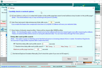 Xing Lead Extractor screenshot 2