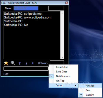 Xinx Broadcast Chat screenshot 2