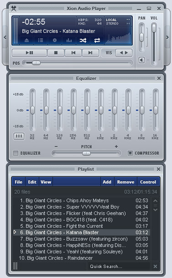 Xion Audio Player screenshot