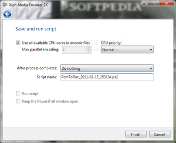 Xiph Media Encoder screenshot 5