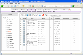 Xitex WebContent M1 Standard Edition screenshot 2