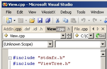 Xitona Visual Studio Tabs screenshot