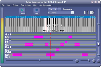 Xitona Voice Composer screenshot
