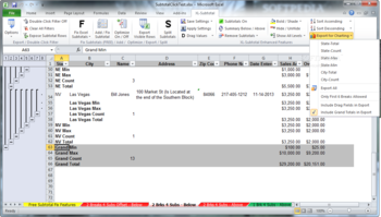 XL-Subtotal for Excel screenshot 3