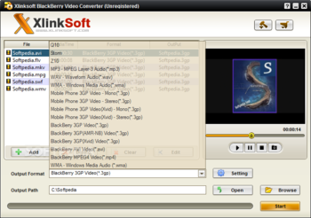 Xlinksoft BlackBerry Video Converter screenshot 2