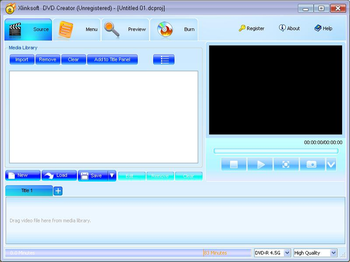 Xlinksoft DVD Creator screenshot