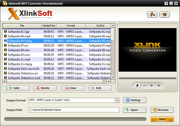 Xlinksoft MP3 Converter screenshot